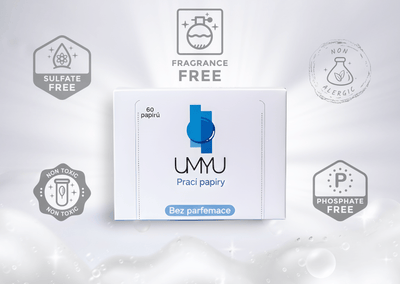 Prací papírky Bez parfému - Umyu - 60 praní - Umyu