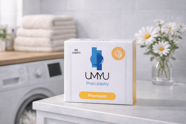 Prací papír Prémium - Svěží len - Umyu - 60 praní - Umyu