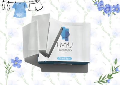 Prací papírky Svěží len - Umyu - 60 praní - Umyu