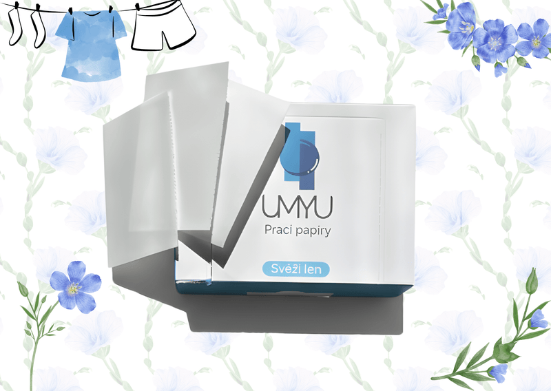 Prací papírky Svěží len - Umyu - 60 praní - Umyu