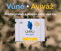 Testovací balení Prémium - Svěží len - Prací papíry Umyu - Umyu