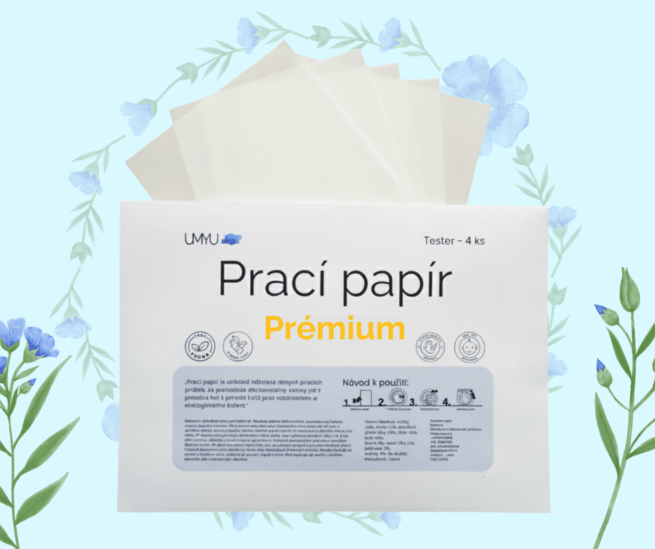 Testovací balení Prémium - Svěží len - Prací papíry Umyu - Umyu